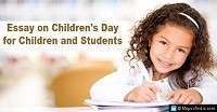 essay on childrens day for children and students