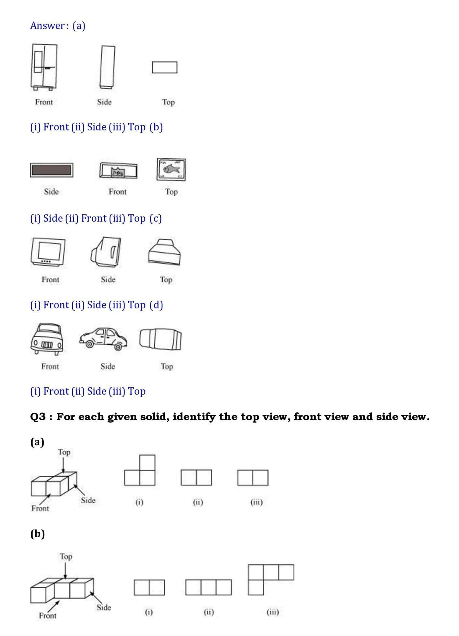 Ch -10 Visualising Solid Shapes- Page wise NCERT Solution (10.1) 3 8th maths chapter 10 page 003