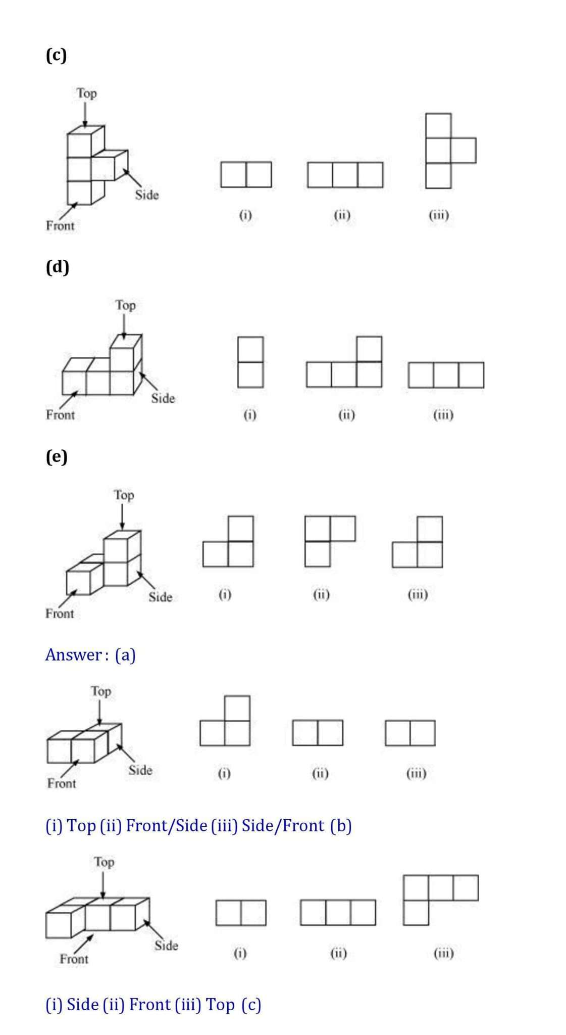 Ch -10 Visualising Solid Shapes- Page wise NCERT Solution (10.1) 4 8th maths chapter 10 page 004