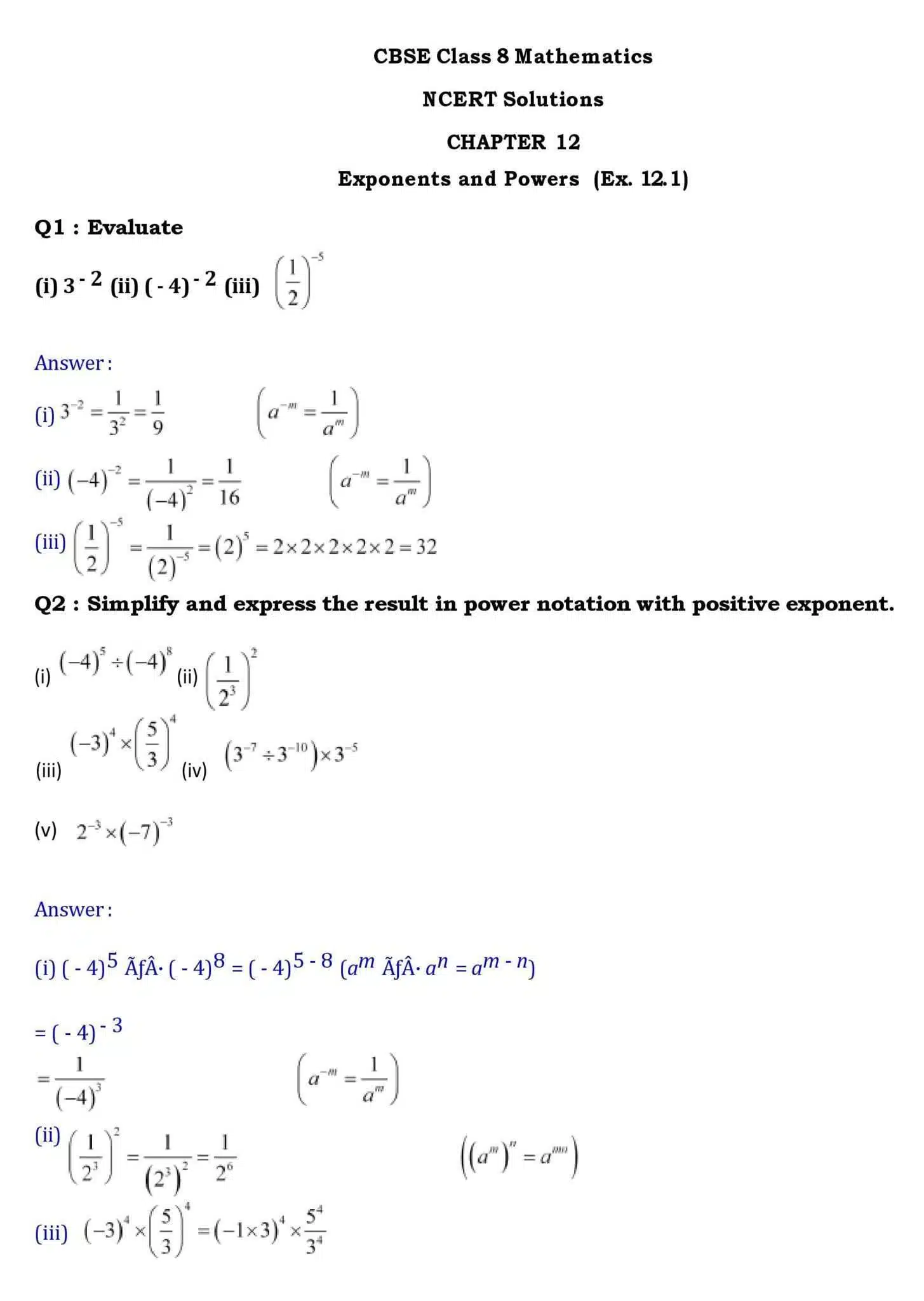 8th maths chapter 12 page 001
