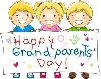9670353 illustration of children holding a banner with grandparents day greetings