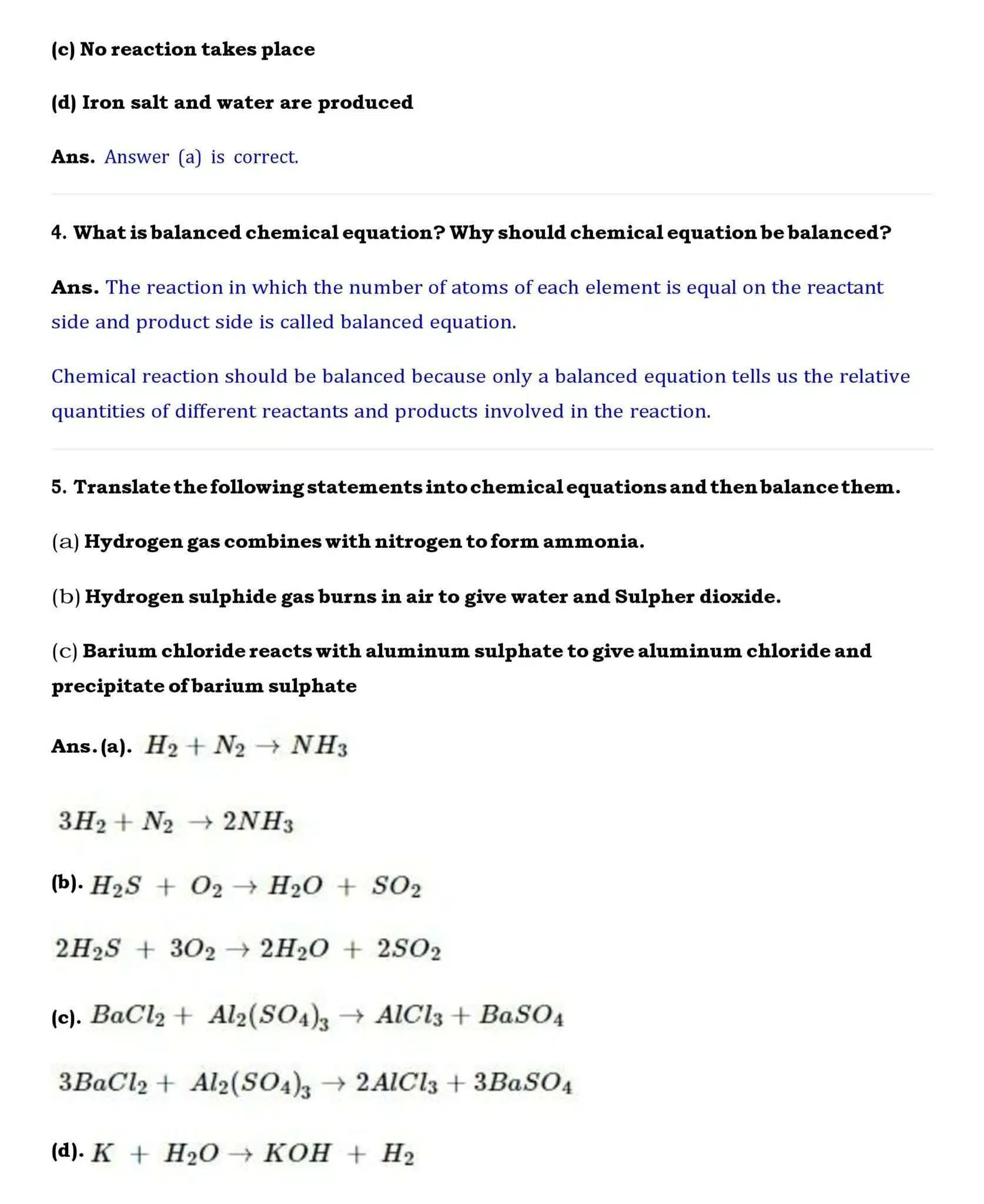 Ch 1 Science Chemical reactions and equations page 005