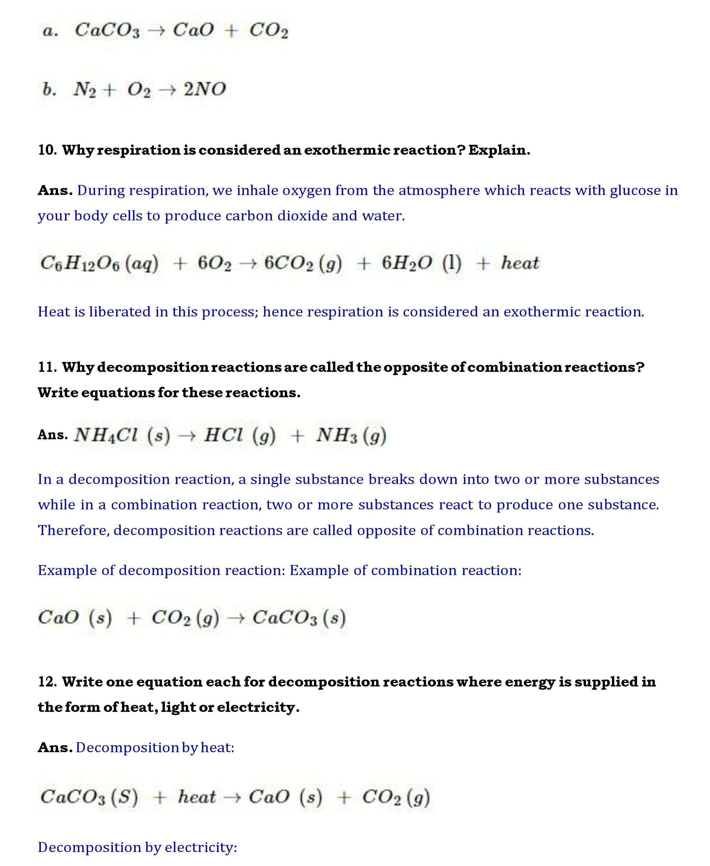Ch 1 Science Chemical reactions and equations page 008