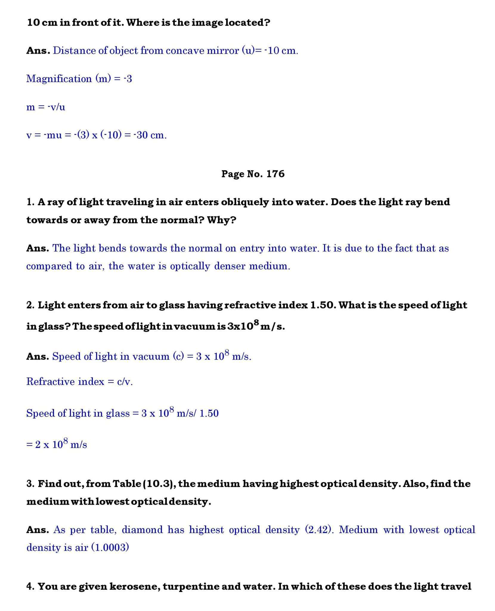 Ch 10 Science Light Reflection and Refraction page 002