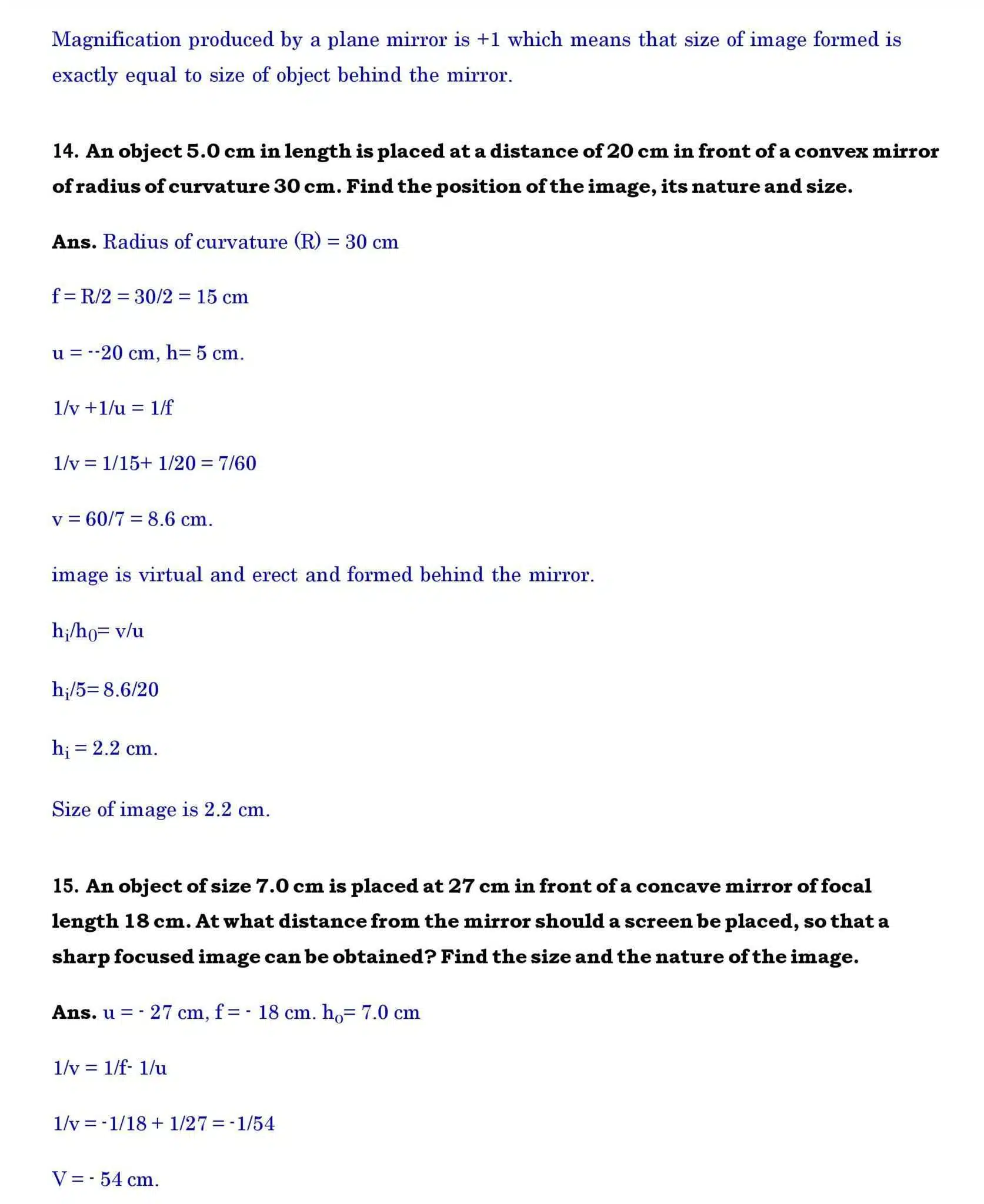 Ch 10 Science Light Reflection and Refraction page 010