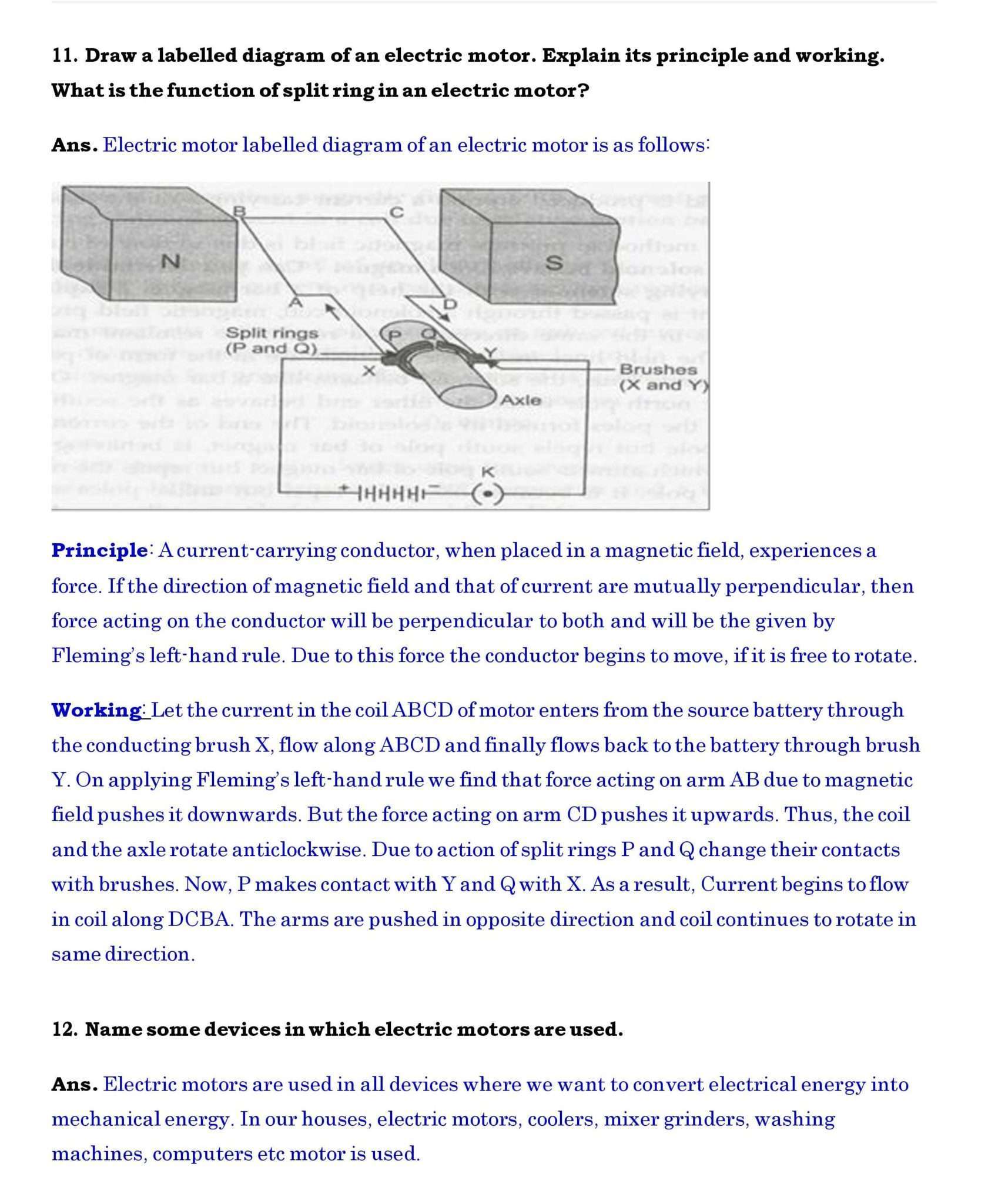 Ch 13 Science Magnetic Effects of Electric Current page 010
