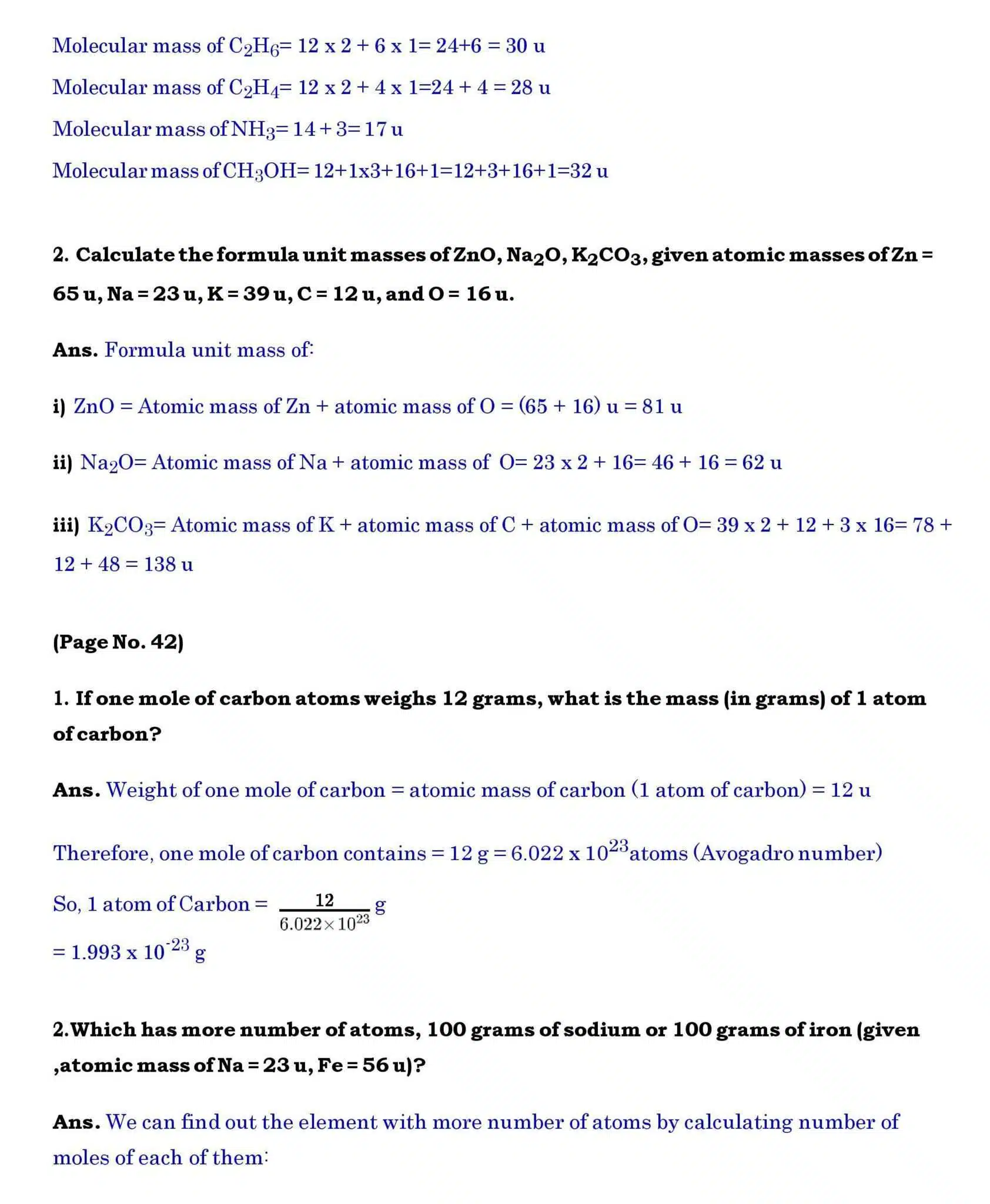 Ch 3 Science Atoms and Molecules page 005