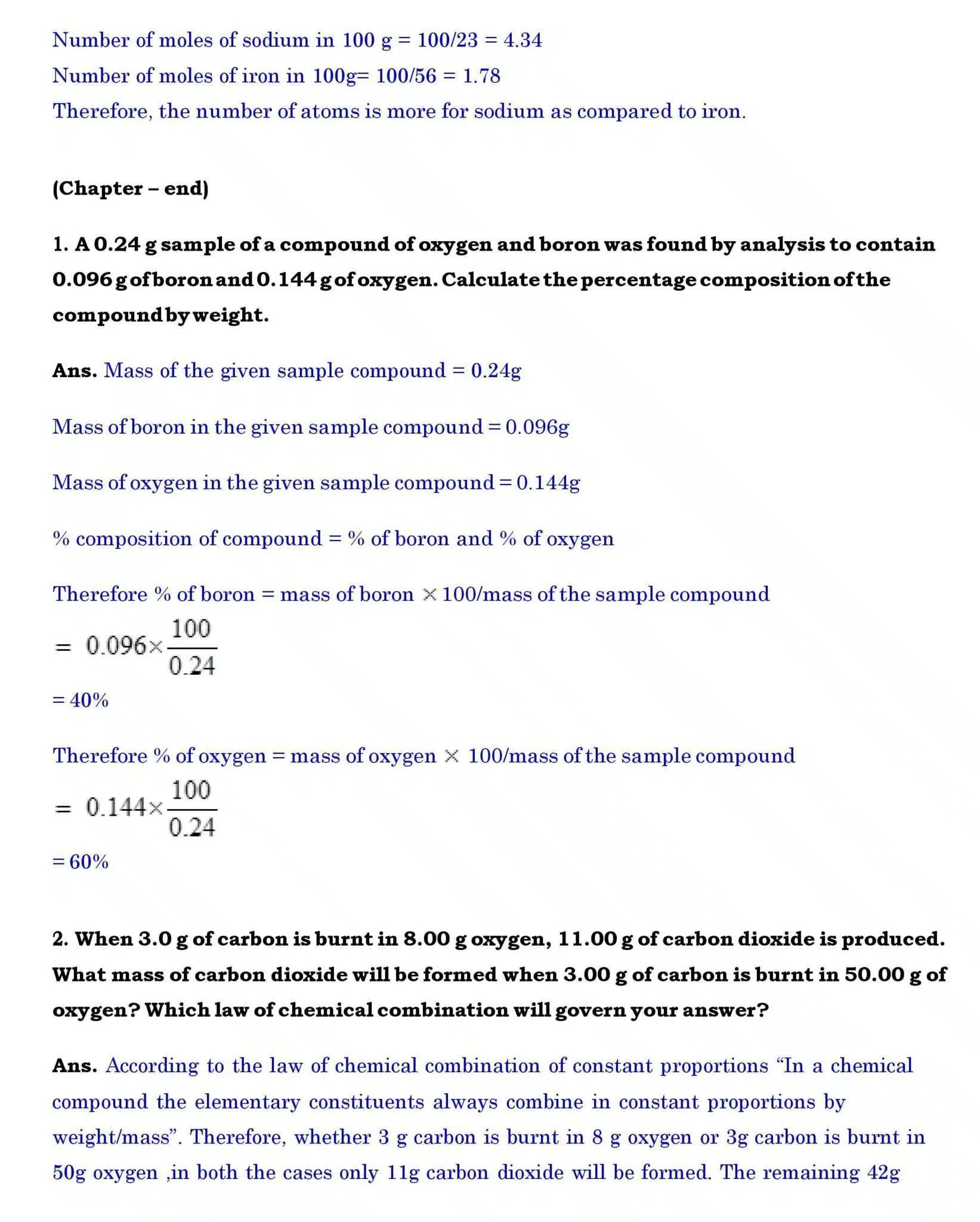 Ch 3 Science Atoms and Molecules page 006