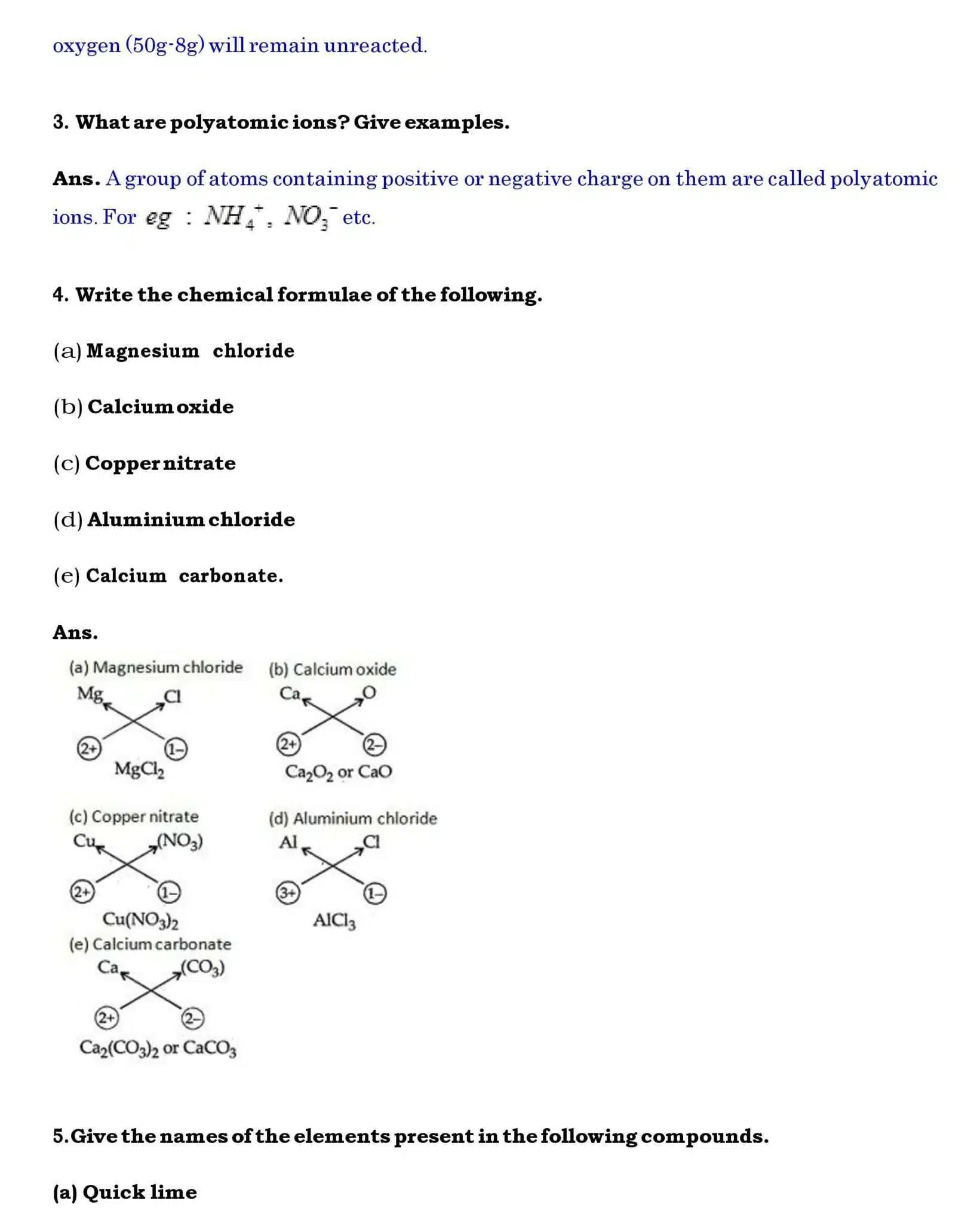 Ch 3 Science Atoms and Molecules page 007
