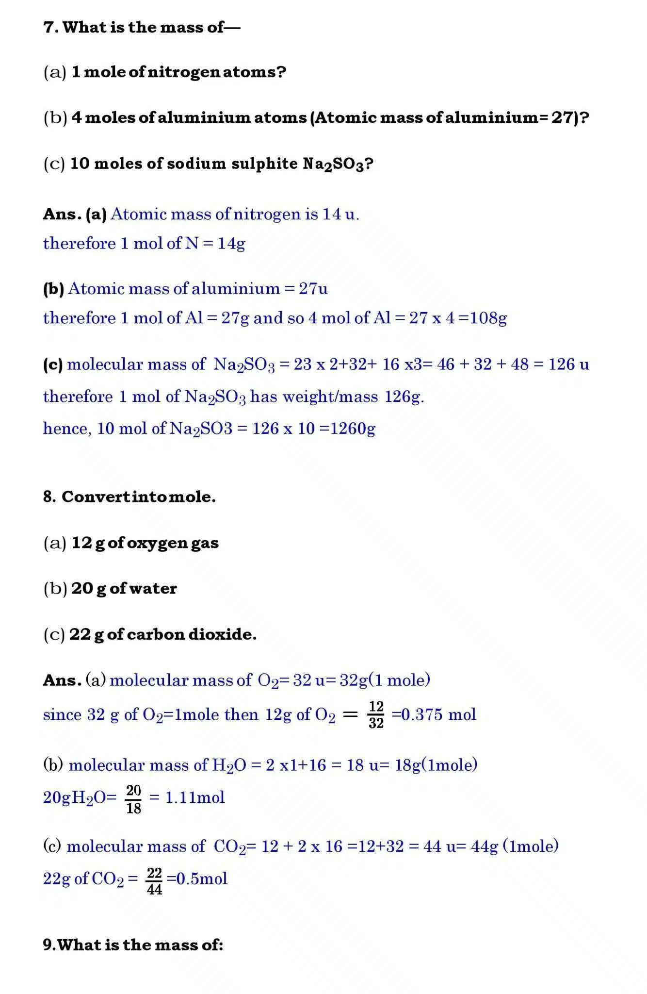 Ch 3 Science Atoms and Molecules page 009