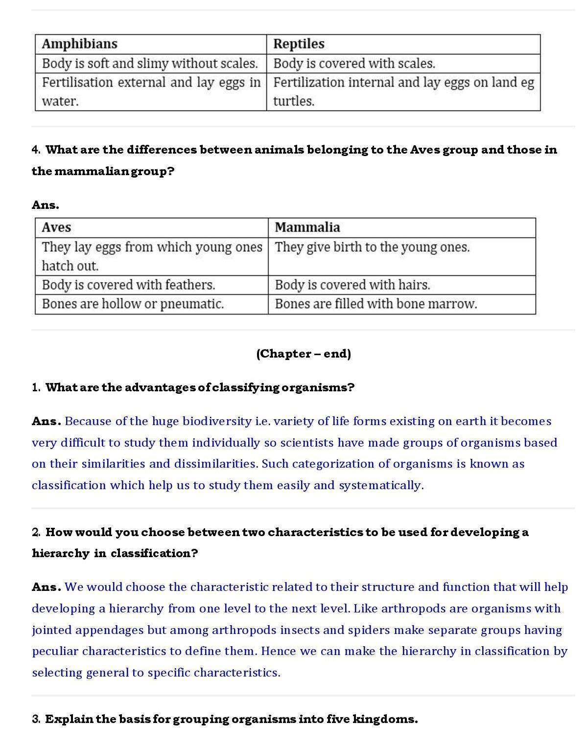 Ch 7 Science Diversity in Living Organisms page 005