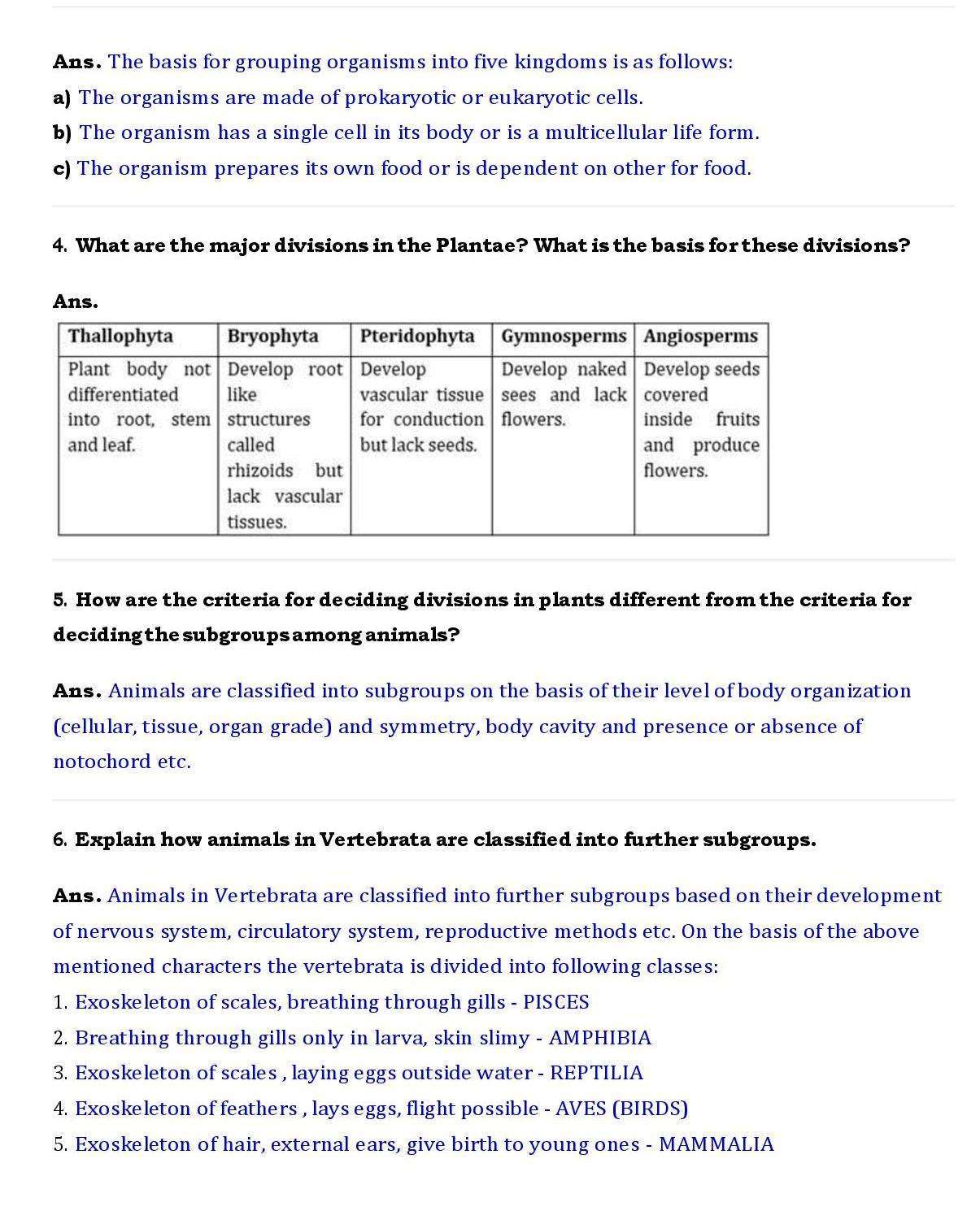 Ch 7 Science Diversity in Living Organisms page 006