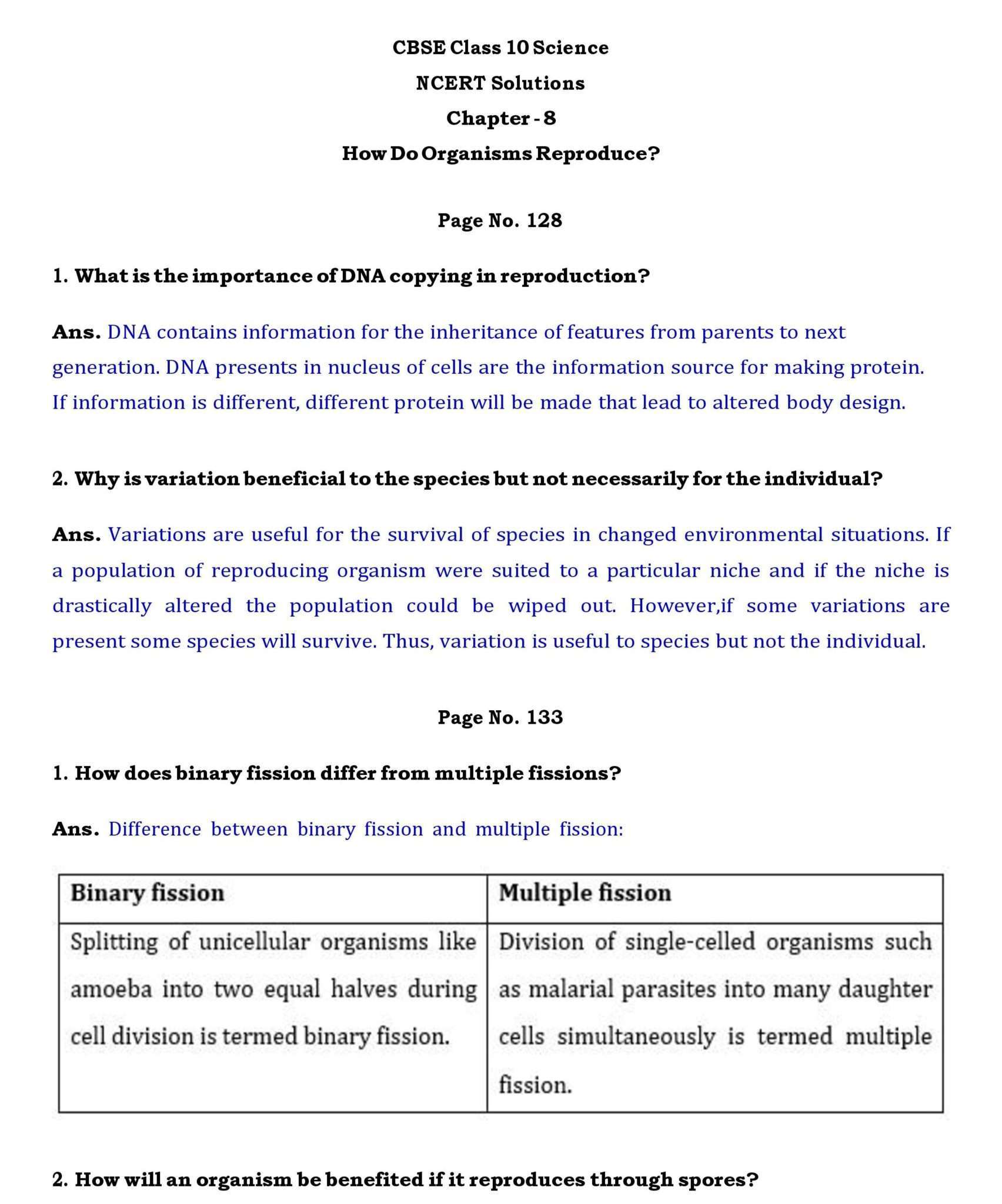Ch 8 Science How Do Organisms Reproduce page 001