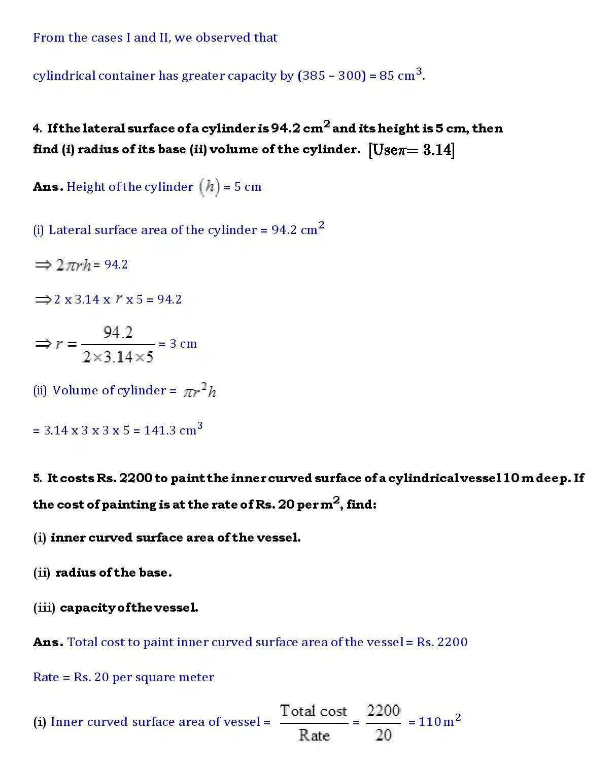 Ch-13 Surface Areas and Volumes Page wise NCERT Solution (13.6) 4 Chapter 13 page 038