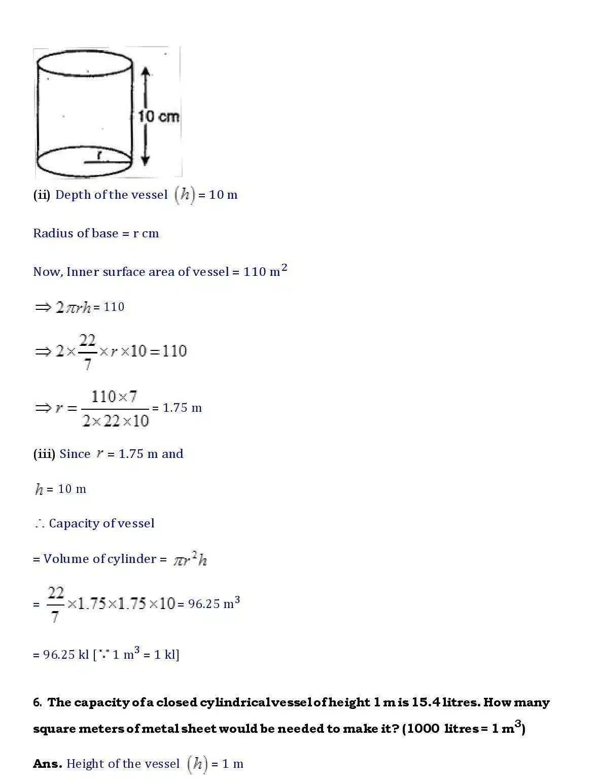 Ch-13 Surface Areas and Volumes Page wise NCERT Solution (13.6) 5 Chapter 13 page 039