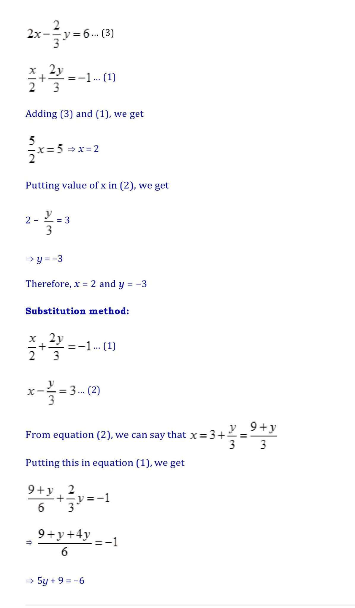 Ch-3 Pair of Linear Equations in Two Variables - Page wise NCERT Solution (3.4) 6 Chapter 3 page 034