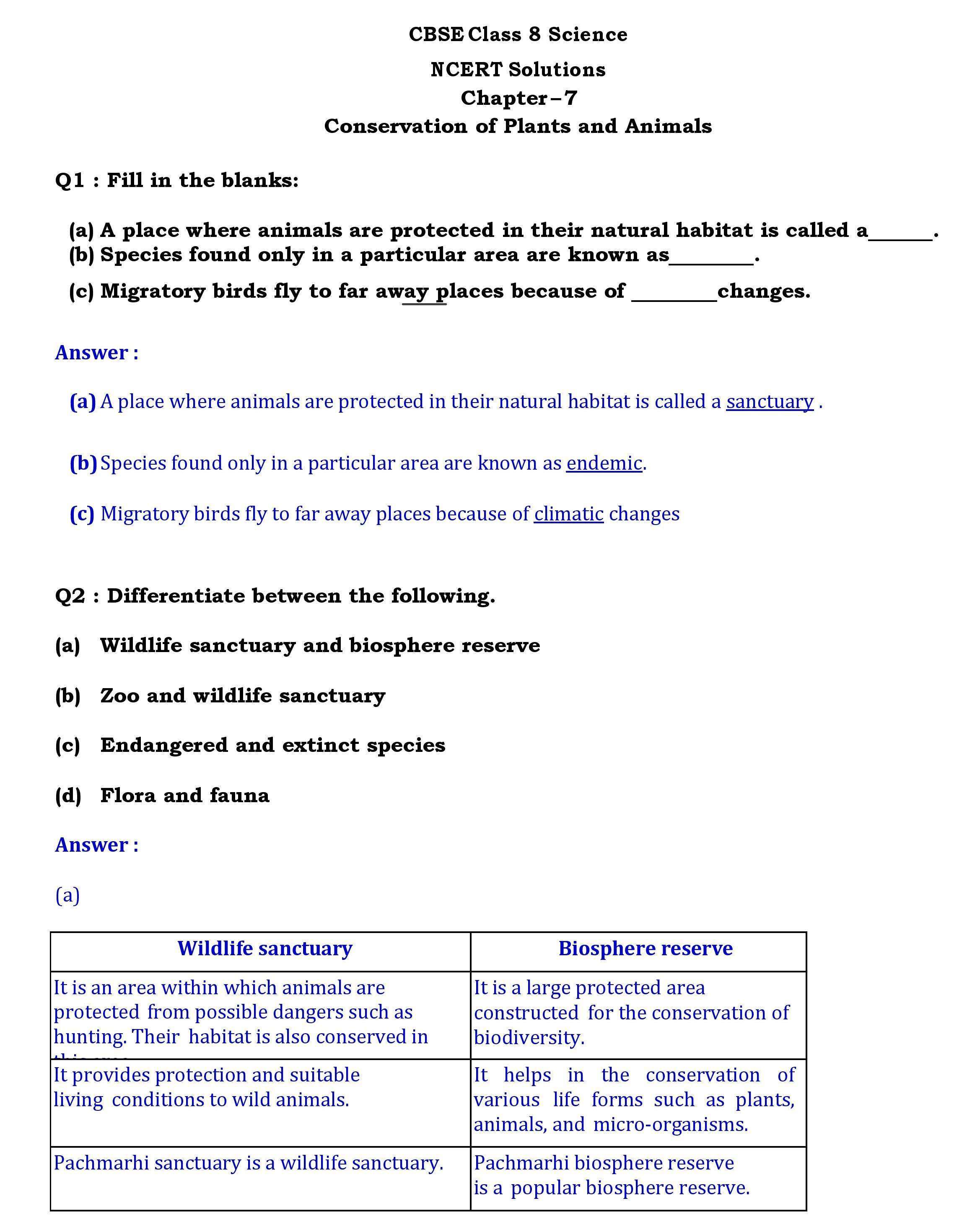 NCERT Solutions for Class 8 Science Chapter 7 page 001