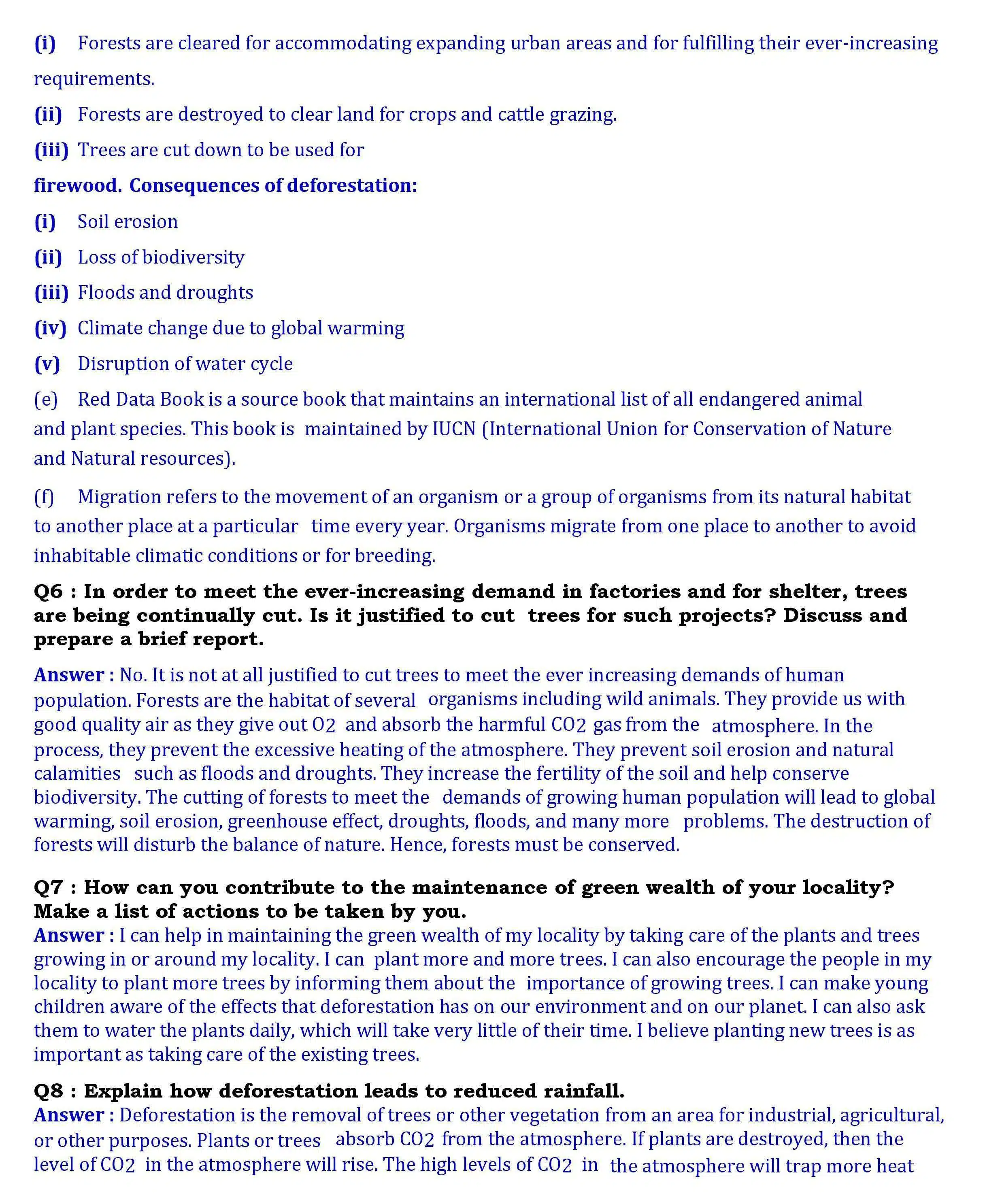 Ch-7 Conservation of Plants and Animals- Page wise NCERT Solution 5 NCERT Solutions for Class 8 Science Chapter 7 page 005 scaled
