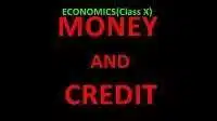 IMPORTANT QUESTIONS MONEY AND CREDIT CLASS X ECONOMICS
