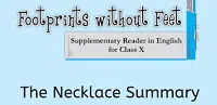 The Necklace Class 10 Summary in English