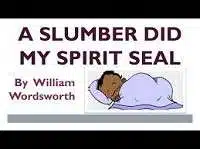 A Slumber Did My Spirit Seal Word Meaning