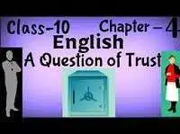 A Question of Trust Extract Based Questions