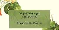 The Proposal Class 10 Word Meaning