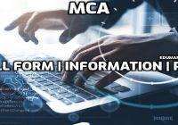 MCA Full Form in English What is MCA