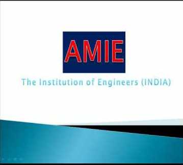 Full form of AMIE degree | What is AMIE 1 Associate Member of the Institution of Engineers (AMIE)