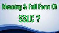 SSLC Full-Form | What is Secondary School Leaving Certificate (SSLC)