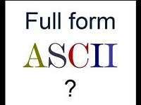 ASCII Full-Form | What is American Standard Code for Information Interchange (ASCII)