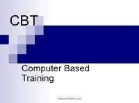 CBT Full-Form | What is Computer-Based Training (CBT)
