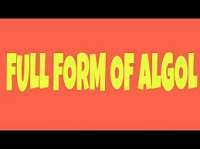 ALGOL Full-Form | What is Algorithmic Language (ALGOL)
