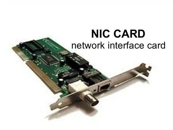 NIC Full-Form | What is Network Interface Controller (NIC)  