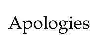 Formal Letter Example Regarding: Apology