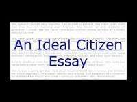 19 Creative Paragraph Writing An Ideal Citizen