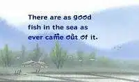 There are as good fish in the sea as ever came out of it meaning in English