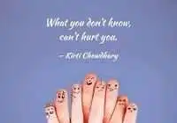 What you don't know can't hurt you