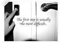 It is the first step that is difficult