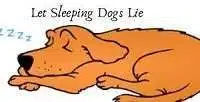 Let sleeping dogs lie meaning in English
