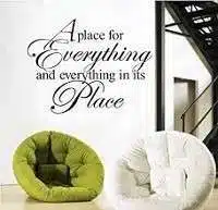17. A place for everything and everything in its place meaning in English