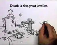 Death is the great leveller meaning in English