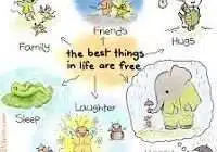The best things in life are free meaning in English