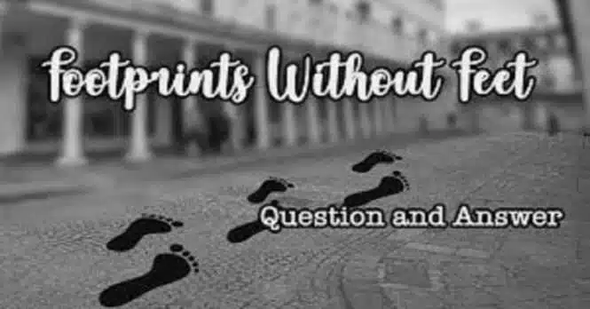 Footprints Without Feet Long Question Answer