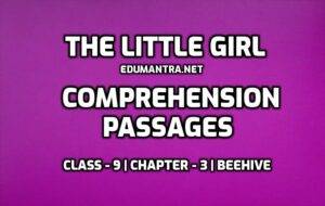 The Little Girl Passages for Comprehension edumantra.net