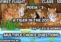POEM 3 A TIGER IN THE ZOO