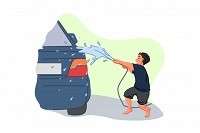 car wash service earning pocket money parent helper child labour concept 160308 72