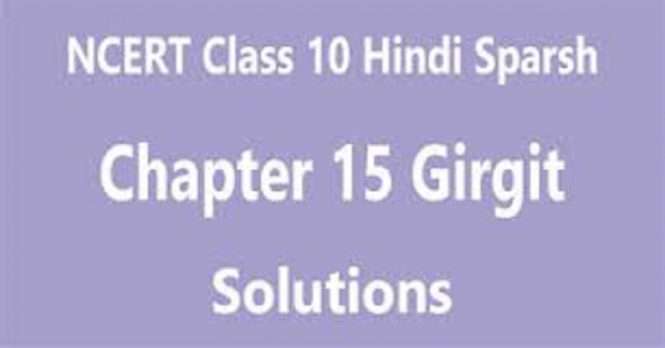 NCERT Solutions for Class 10 Hindi Sparsh Chapter 14 गिरगिट