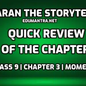 Iswaran the Storyteller - Quick Review of the Chapter edumantra.net