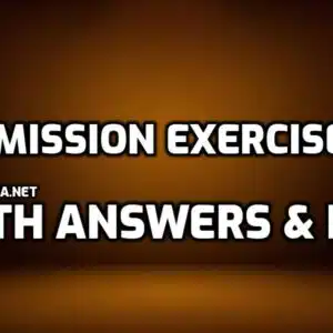 Omission Exercises for Class 6 with Answers Pdf edumantra.net